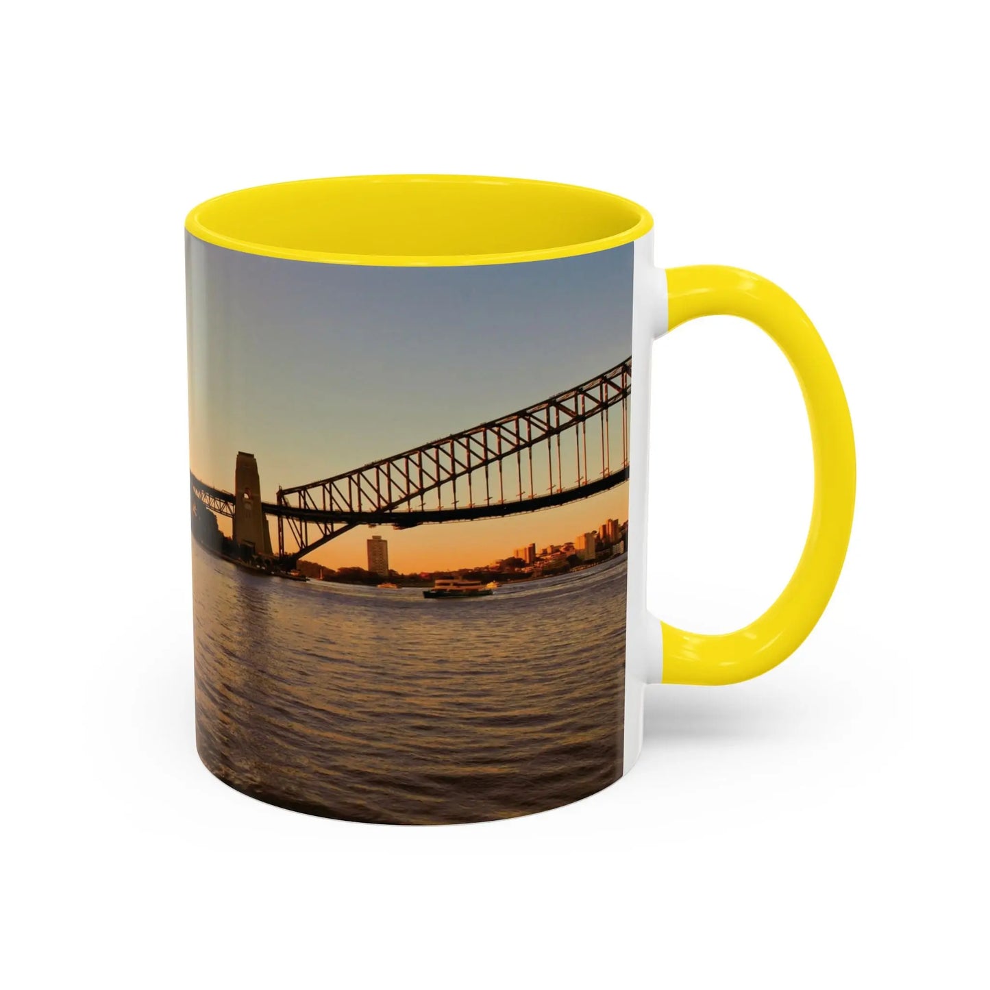 Sydney Harbor Sunset Accent Coffee Mug - 11oz & 15oz - Sonny Side Photography