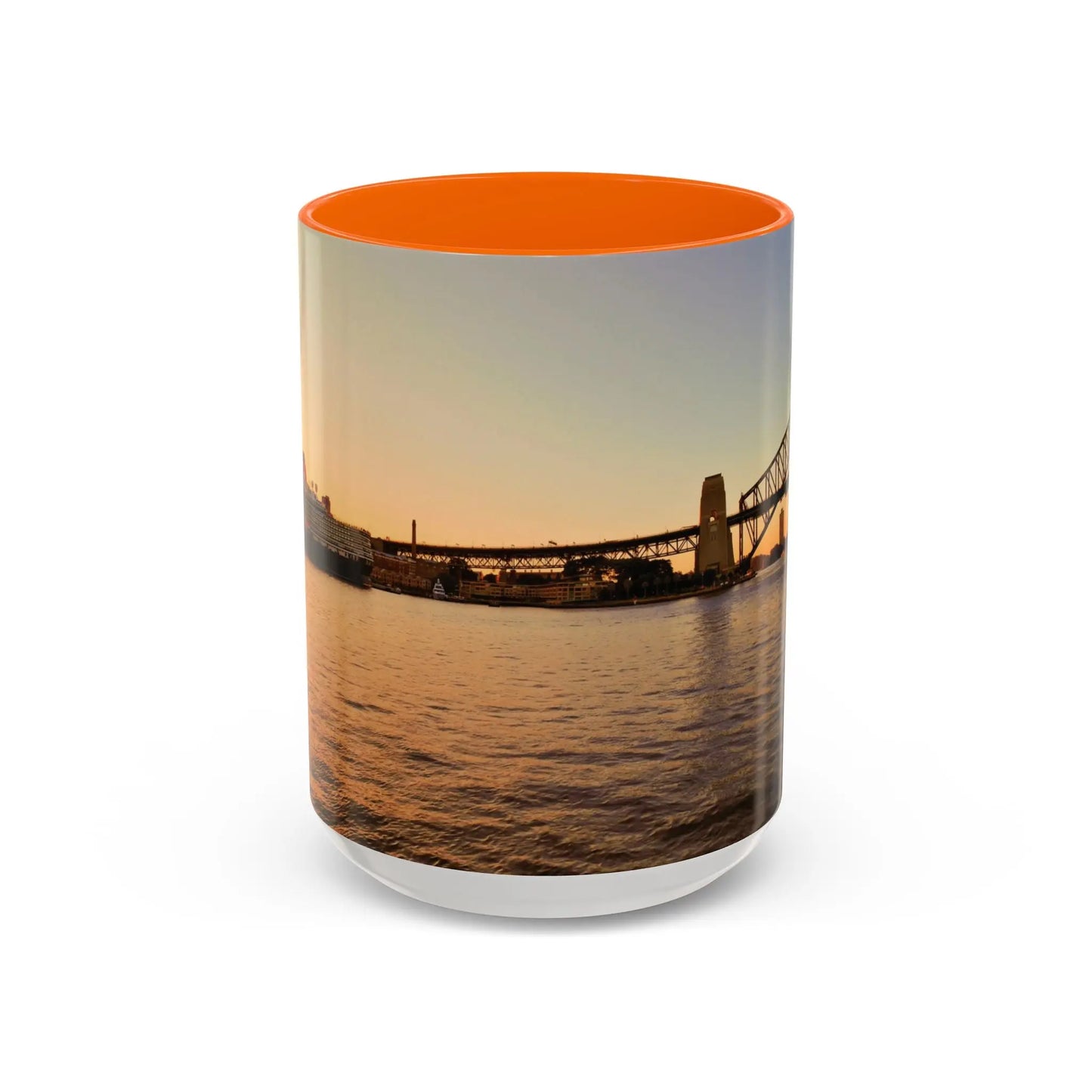 Sydney Harbor Sunset Accent Coffee Mug - 11oz & 15oz - Sonny Side Photography