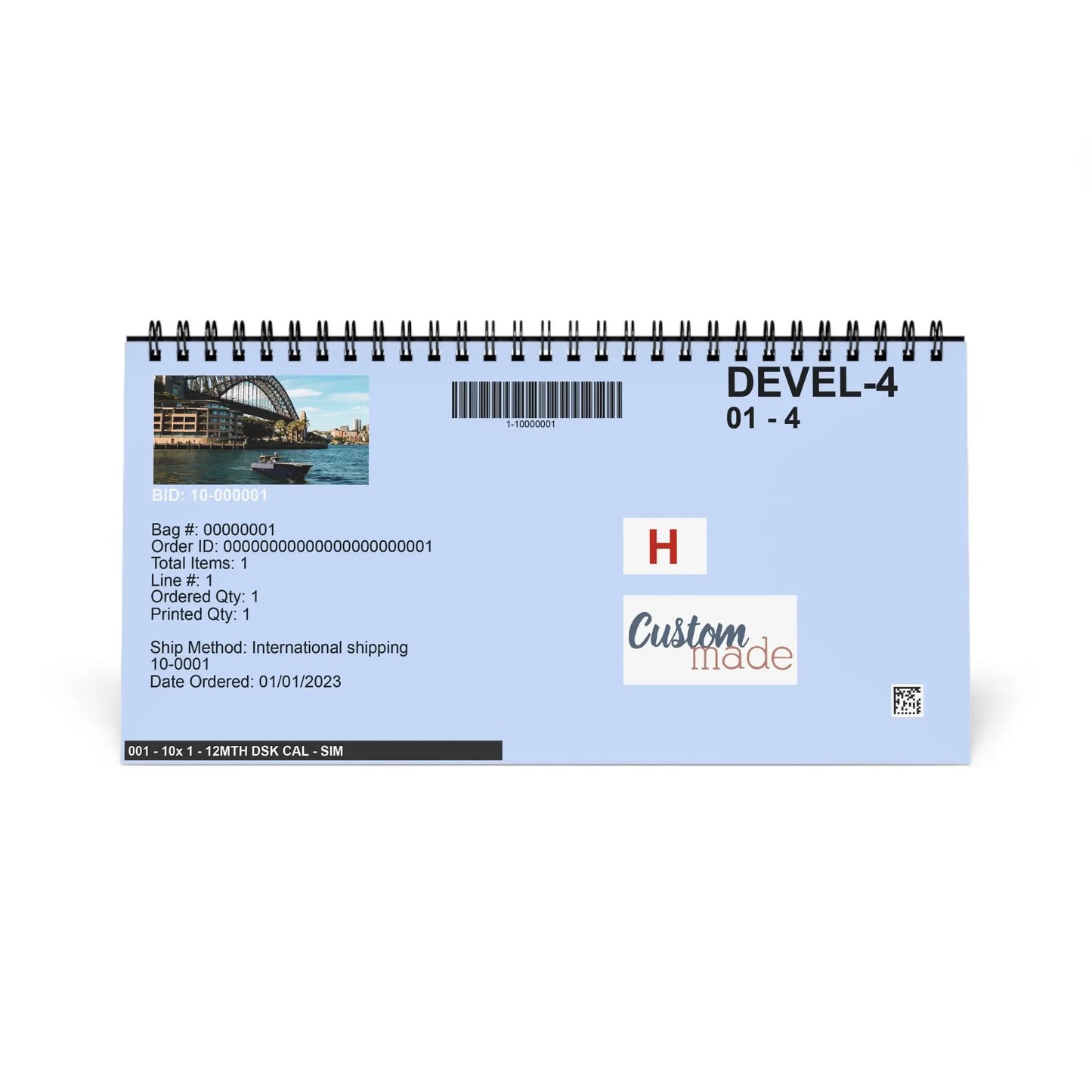 Sydney Harbour Desktop Calendar - Sonny Side Photography