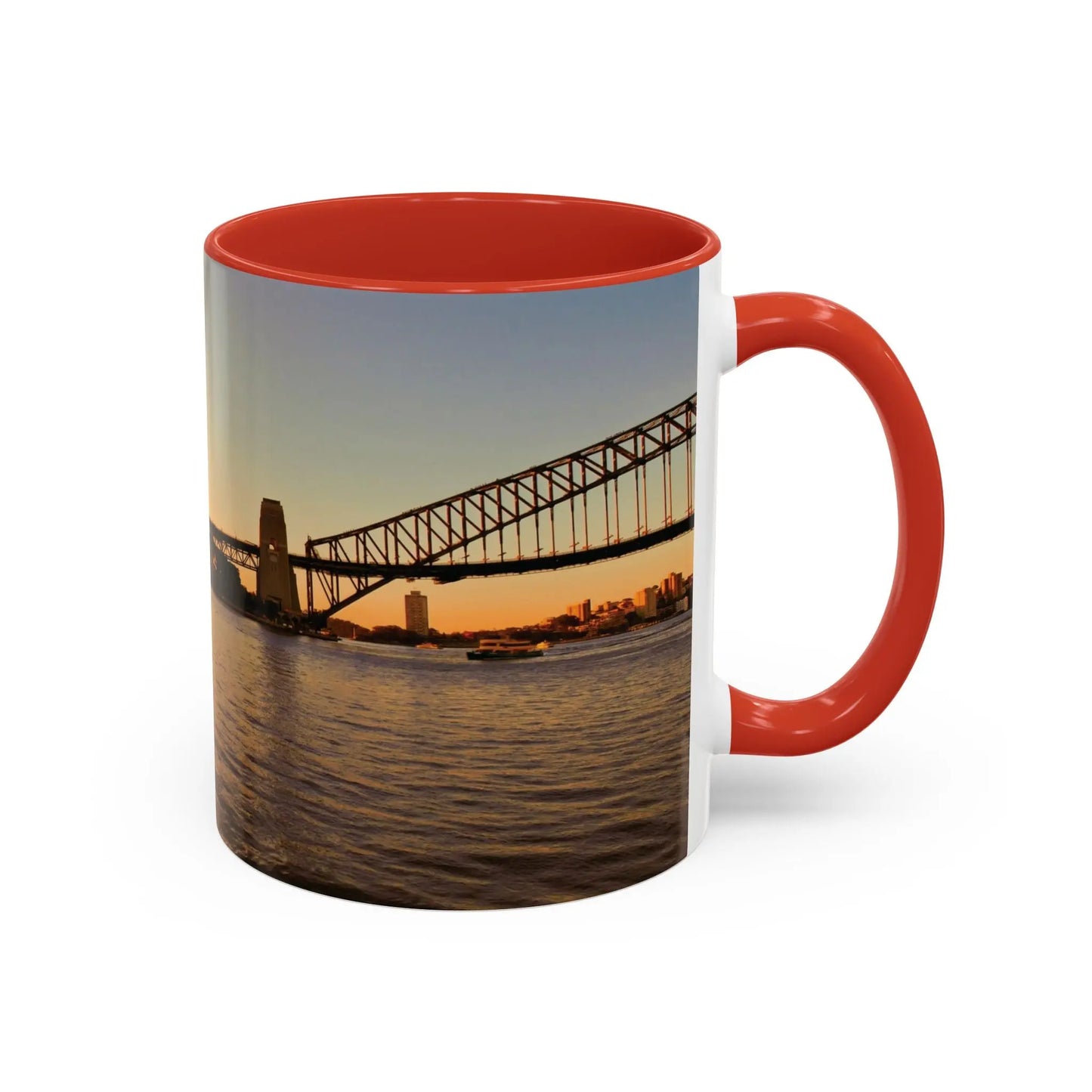 Sydney Harbor Sunset Accent Coffee Mug - 11oz & 15oz - Sonny Side Photography