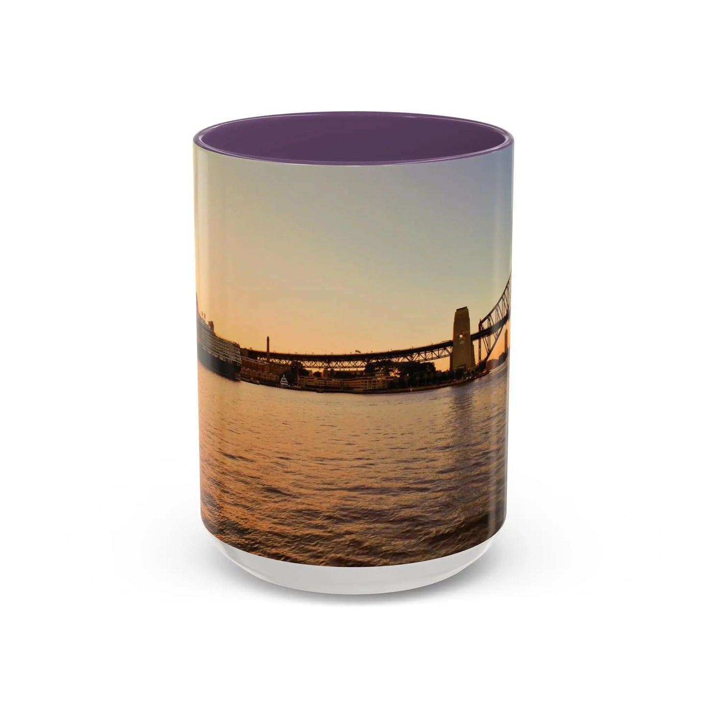 Sydney Harbor Sunset Accent Coffee Mug - 11oz & 15oz - Sonny Side Photography