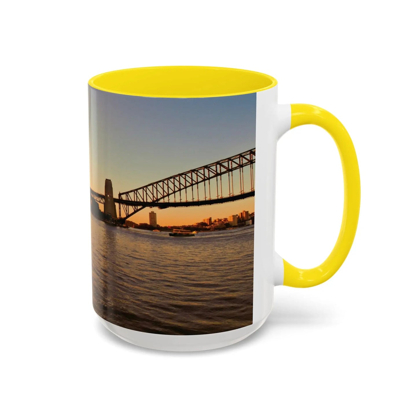 Sydney Harbor Sunset Accent Coffee Mug - 11oz & 15oz - Sonny Side Photography