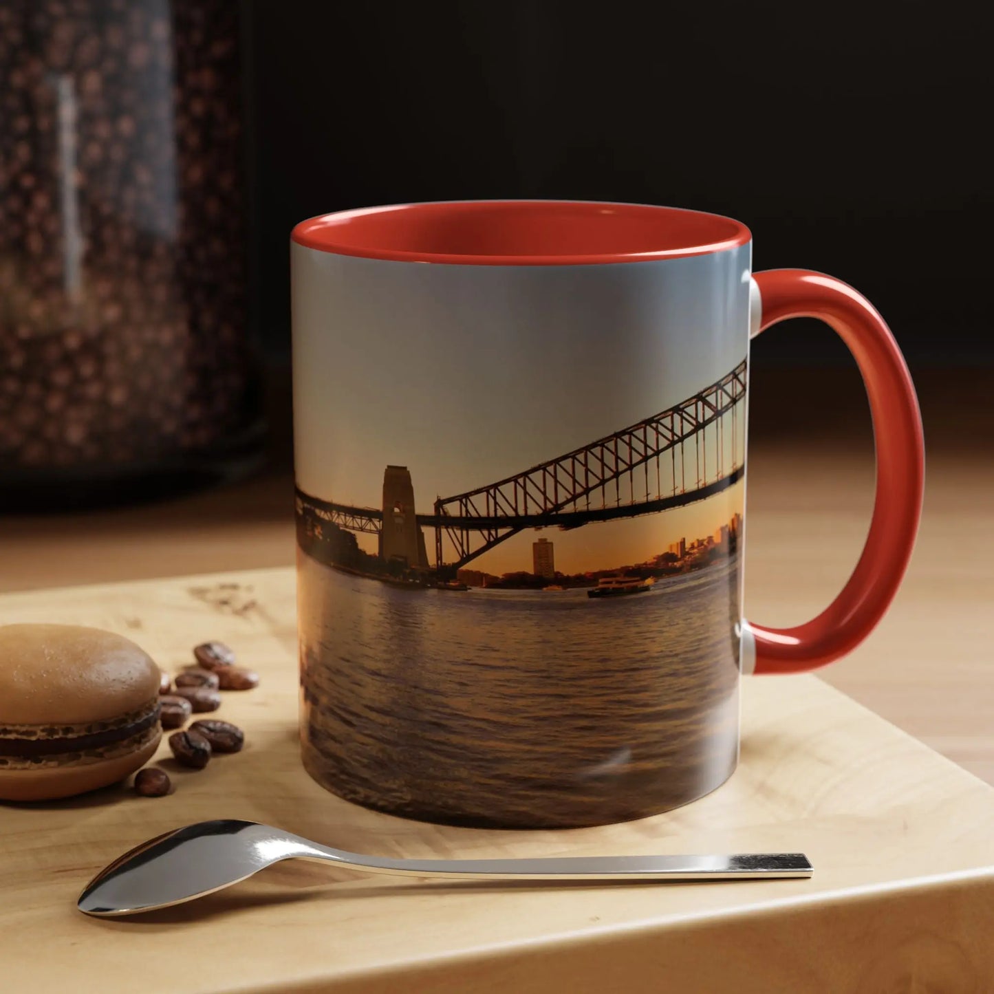 Sydney Harbor Sunset Accent Coffee Mug - 11oz & 15oz - Sonny Side Photography