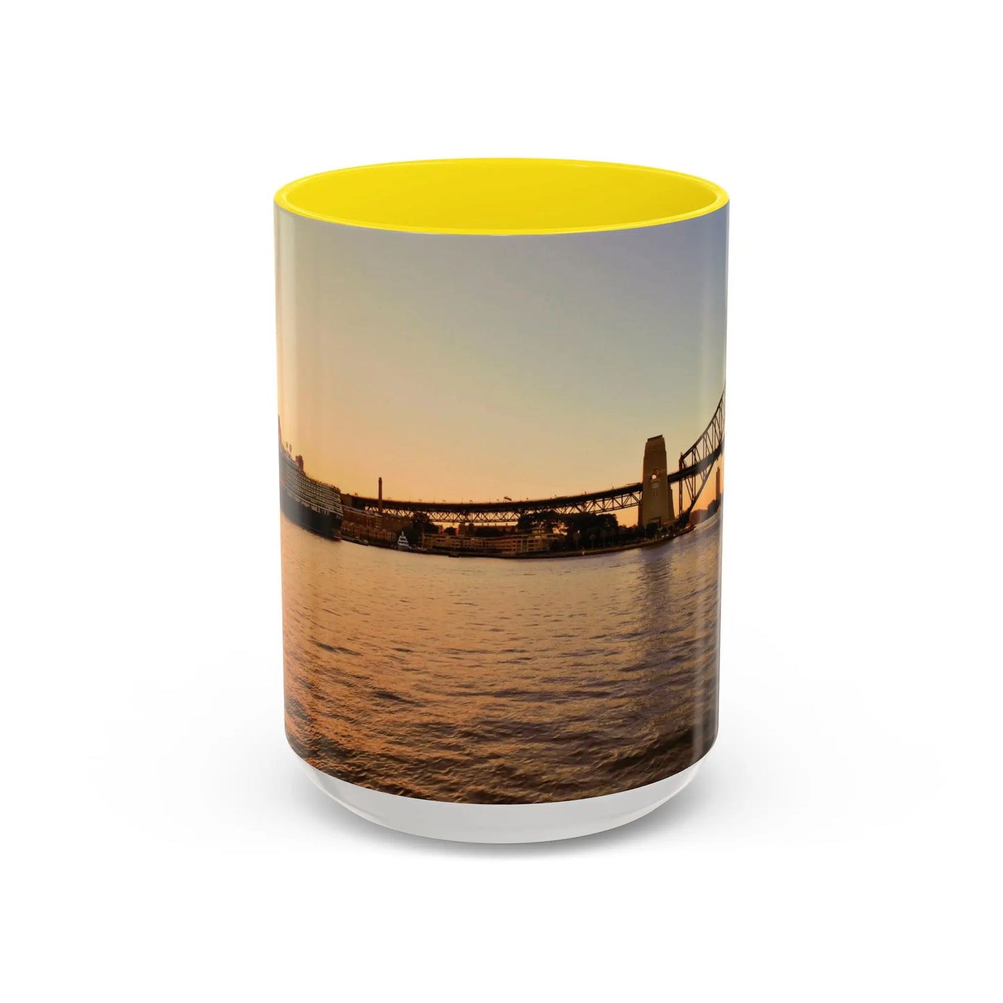 Sydney Harbor Sunset Accent Coffee Mug - 11oz & 15oz - Sonny Side Photography