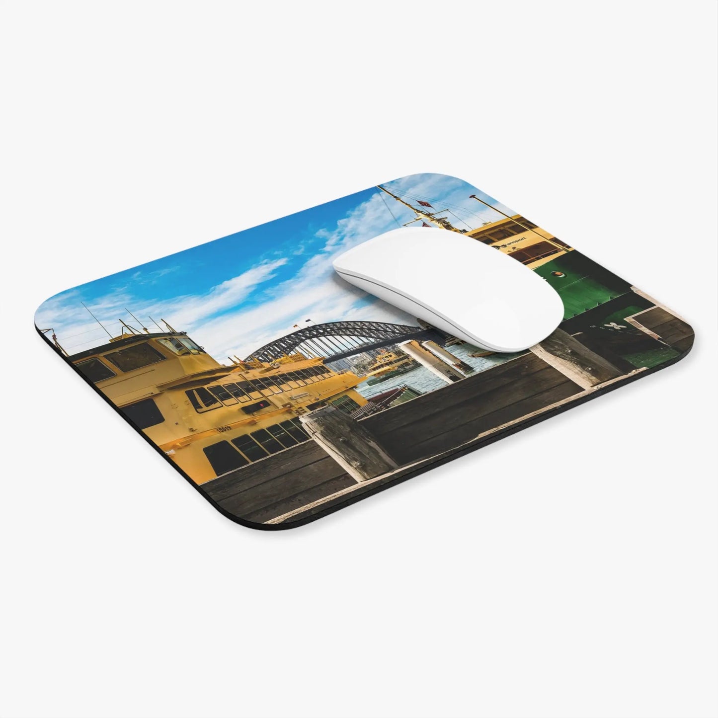 Sydney Harbor Mouse Pad - Scenic Rectangle Design for Nautical Lovers - Sonny Side Photography