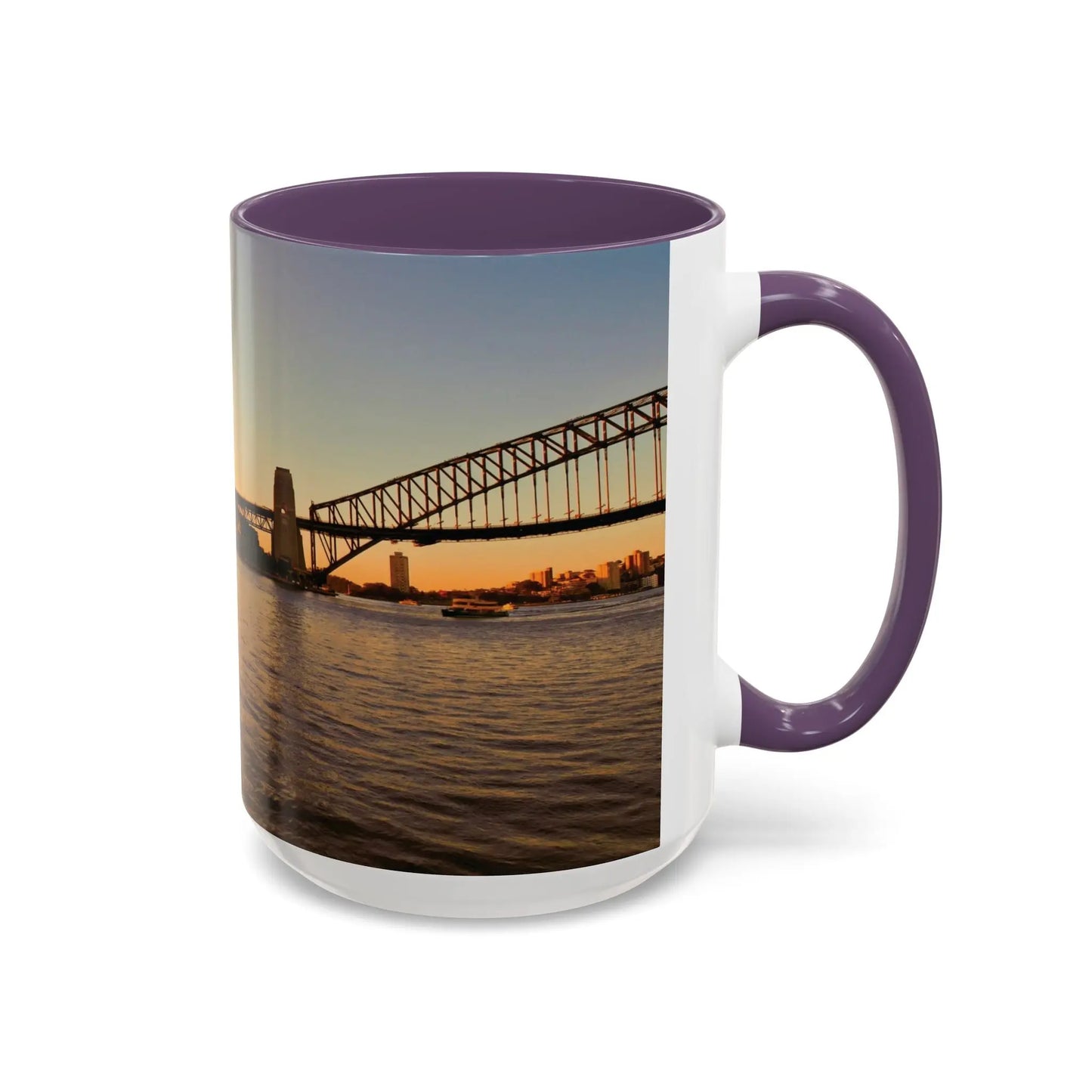 Sydney Harbor Sunset Accent Coffee Mug - 11oz & 15oz - Sonny Side Photography
