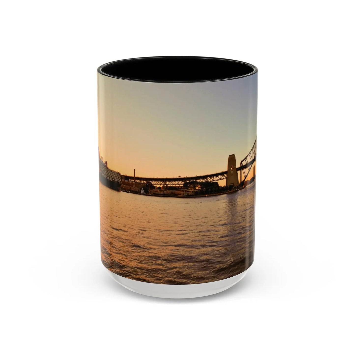 Sydney Harbor Sunset Accent Coffee Mug - 11oz & 15oz - Sonny Side Photography