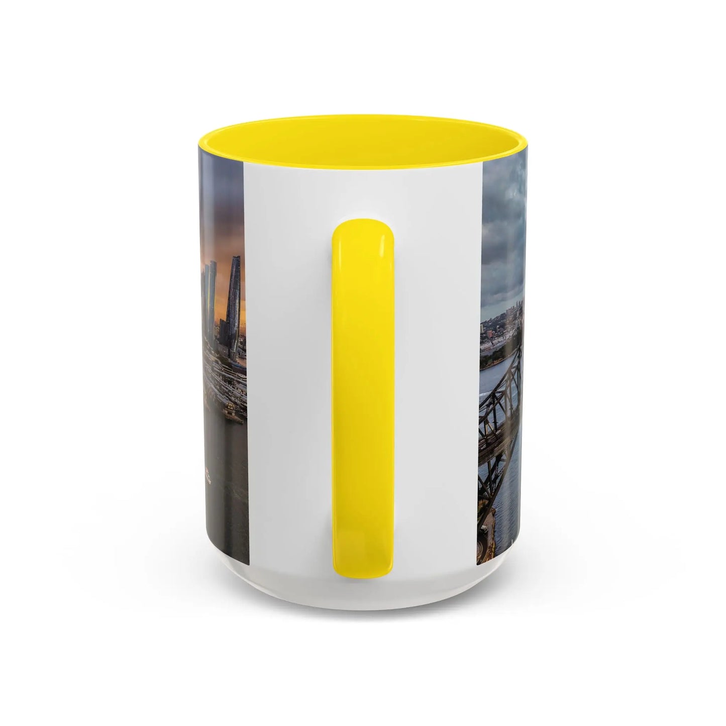 SkyBridge Sunset Accent Coffee Mug - 11oz & 15oz Printify