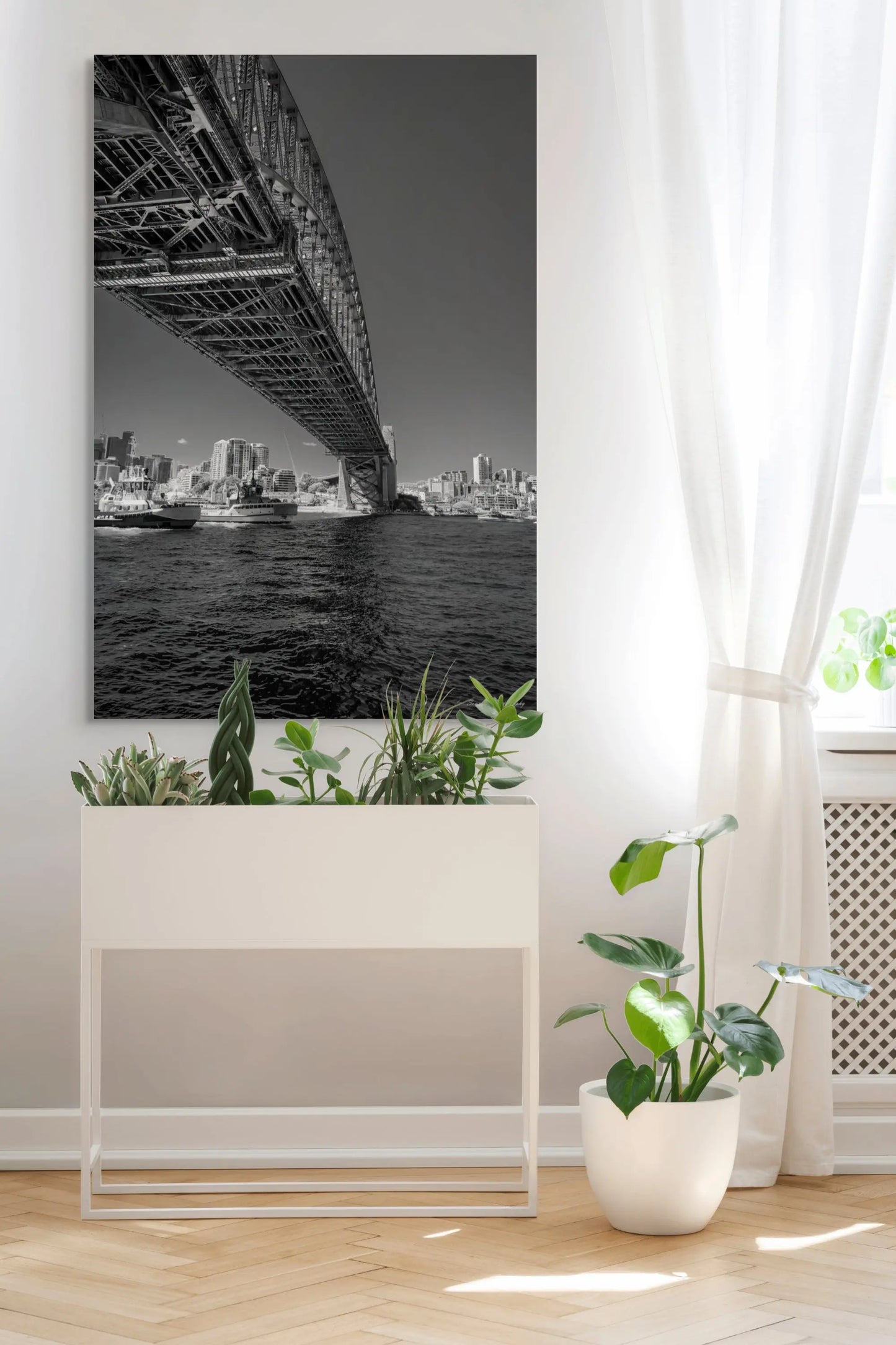 Bridge Boat Black&White Sonny Side Photography