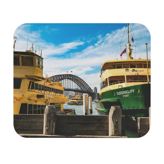 Sydney Harbor Mouse Pad - Scenic Rectangle Design for Nautical Lovers - Sonny Side Photography