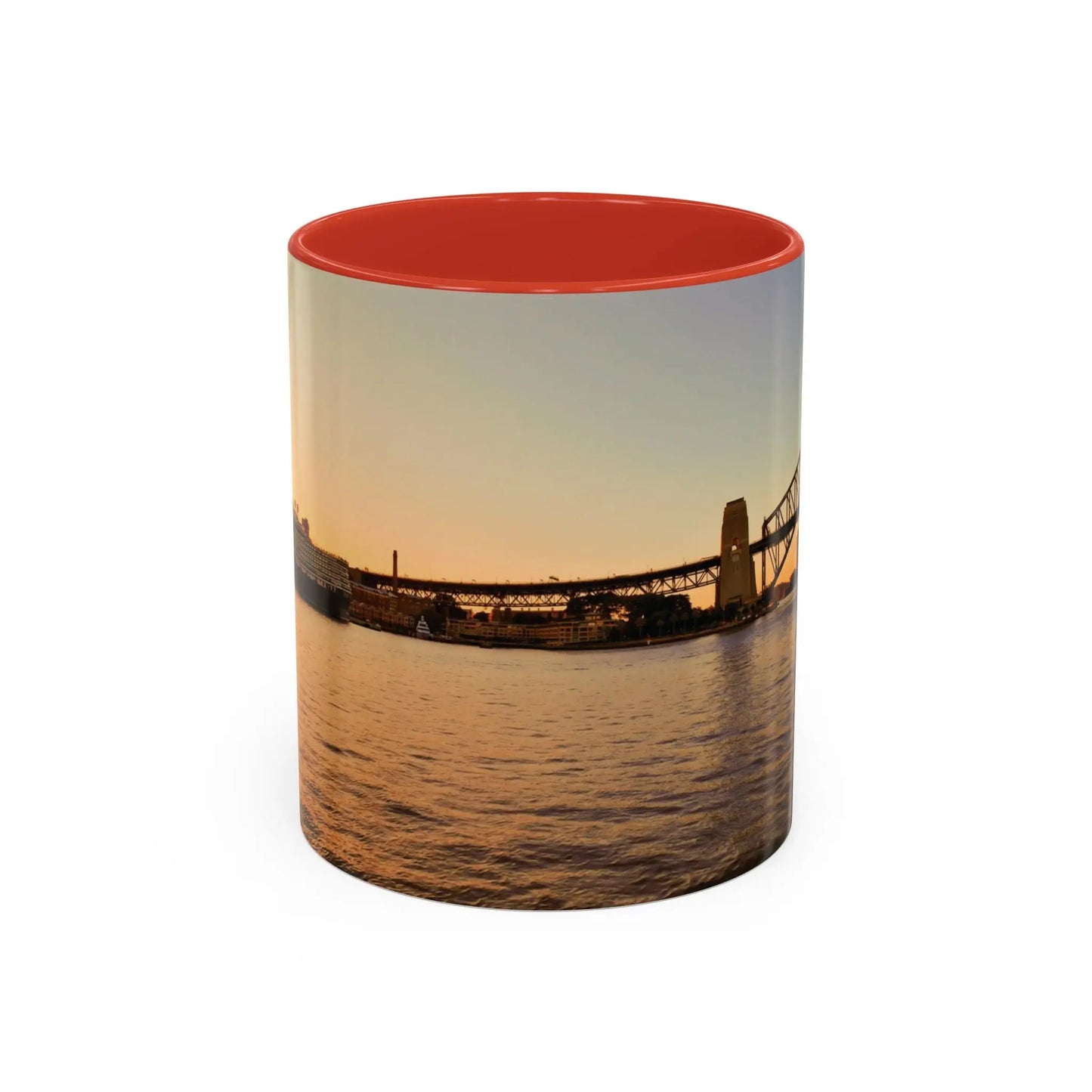 Sydney Harbor Sunset Accent Coffee Mug - 11oz & 15oz - Sonny Side Photography