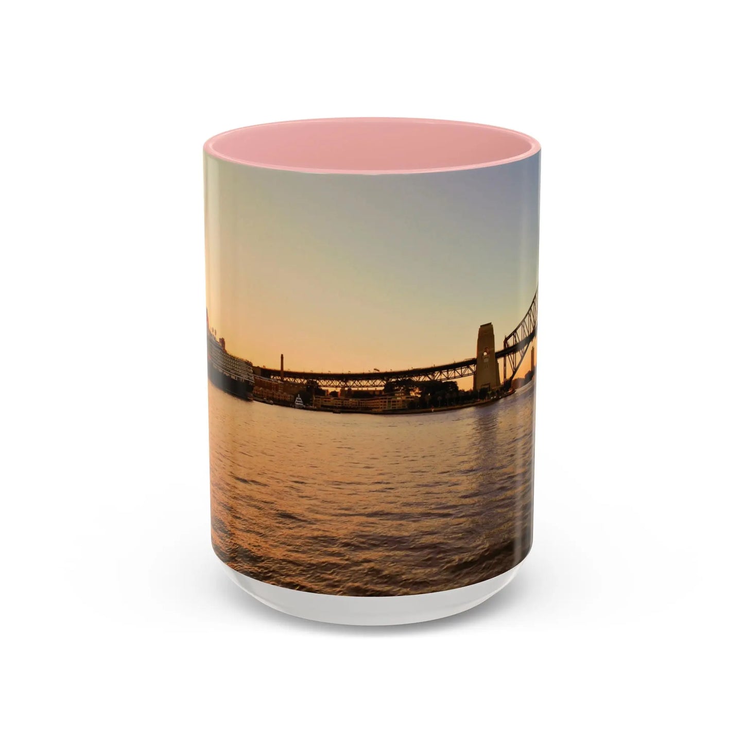 Sydney Harbor Sunset Accent Coffee Mug - 11oz & 15oz - Sonny Side Photography