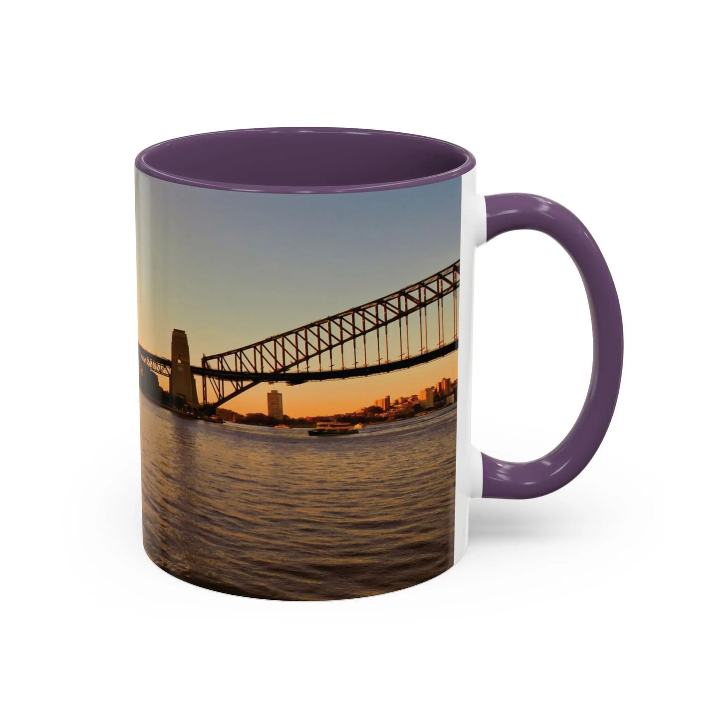 Sydney Harbor Sunset Accent Coffee Mug - 11oz & 15oz - Sonny Side Photography