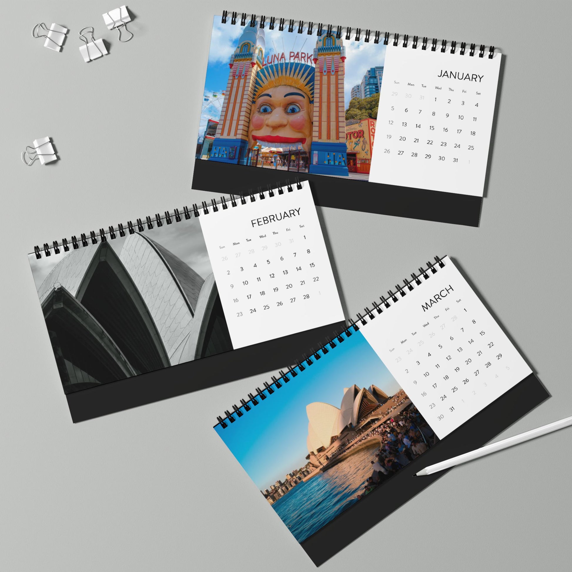 Sydney Harbour Desktop Calendar - Sonny Side Photography